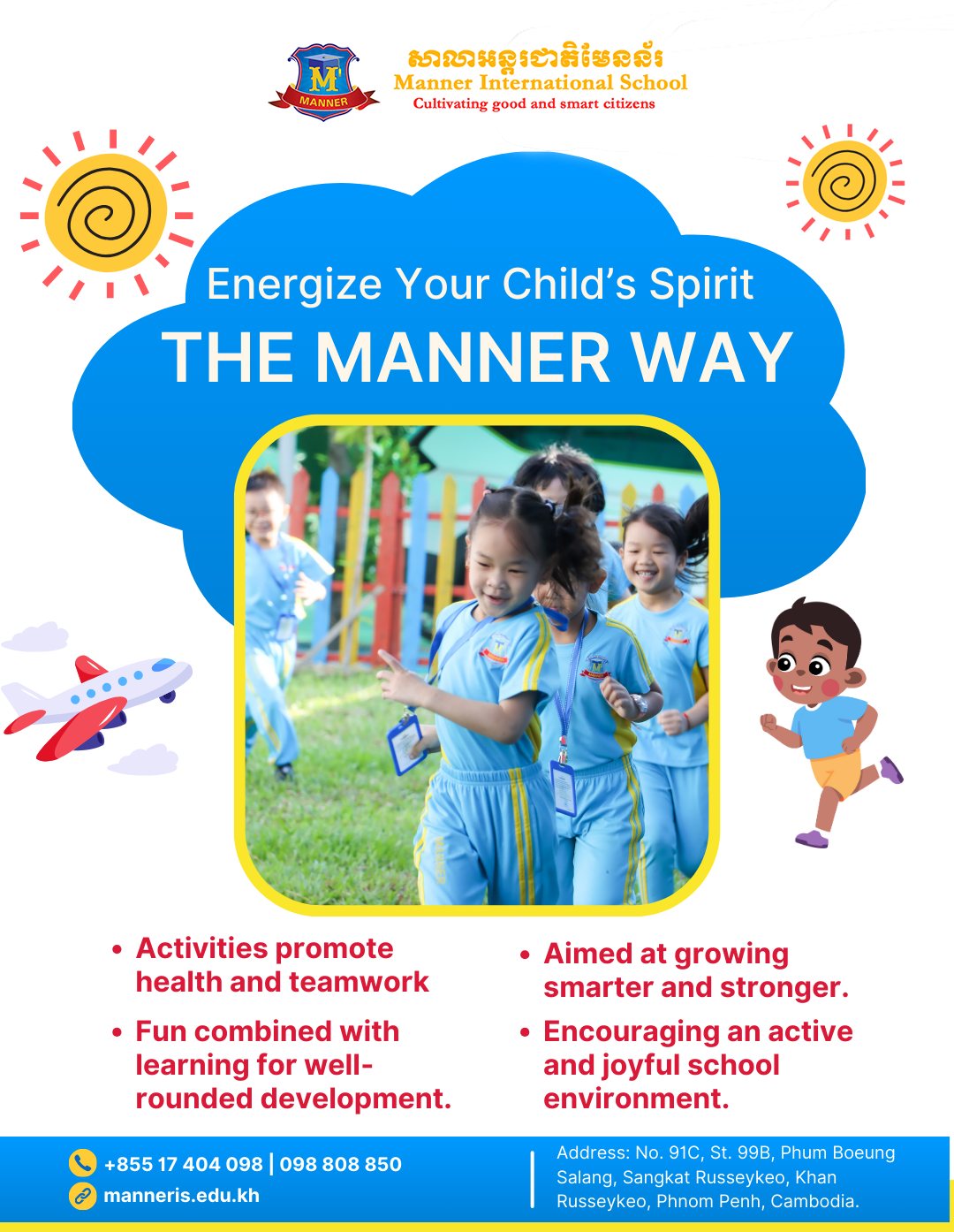 Energize Your Child’s Spirit THE MANNER WAY
